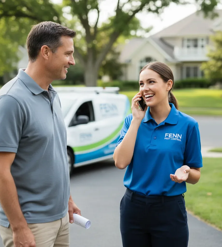 Fenn Pest Control customer support in Rougemont